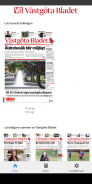 Västgöta-Bladet e-tidning screenshot 1