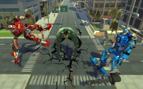 Incredible monster Vs Robot City Rescue Mission screenshot 0