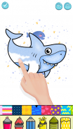 Baby Shark Glitter Coloring screenshot 2