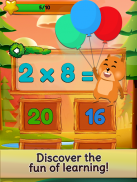 Juegos de tablas de multiplicar gratis para niños screenshot 17