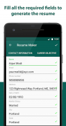 Resume Builder - CV Maker screenshot 5