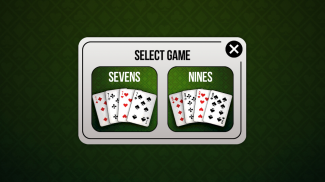 Sevens the card game free screenshot 1