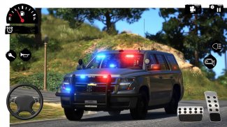 American Police Jeep Driving screenshot 1