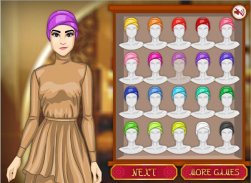 Jogo Designer Hijab Moda screenshot 2