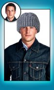 Men Denim Jeans Jackets Scarf & Caps Photo Editor screenshot 3