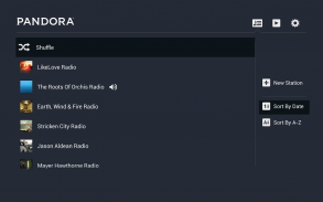 Pandora® Radio for Google TV screenshot 1