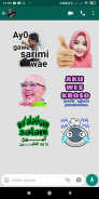 Stiker WA Perang Gambar Lucu Meme WAStickerApps screenshot 1