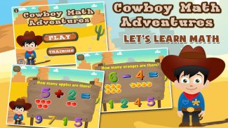 Cowboy Preschool Math Games screenshot 0