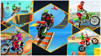 Tricky Motorbike Stunt Game screenshot 0