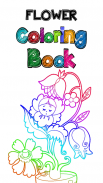 Flor de libro para colorear screenshot 0