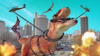 Dino City Attack Game – Dino War Simulator 2020 screenshot 0