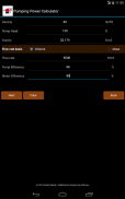 Pumping power calculator Lite screenshot 13