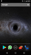 Blackhole live wallpaper 3D screenshot 1