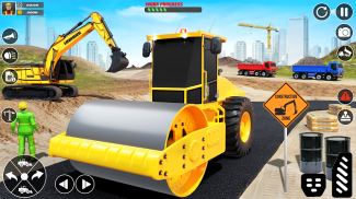 Pesado Excavador Construcción Simulador Grua Juego screenshot 3