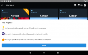 Korean Language Tests screenshot 4