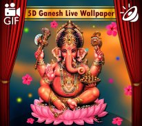 5D Ganesh Live Wallpaper - Lord Ganesh, Hindu gods screenshot 8