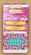 Cute Owl Keyboard Changer screenshot 3