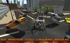 Superhero Monster Warrior Legend City Battle screenshot 0