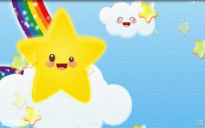 Cute Rainbow Live Wallpaper screenshot 1