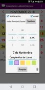 Calendario Feriados y Festejos 2018 en México screenshot 2