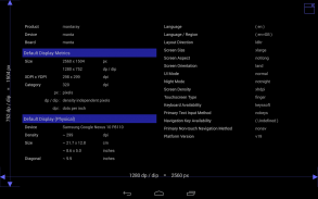 Screen Size / DPI and Dev Info screenshot 1