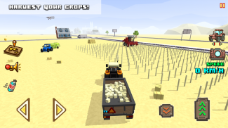 Blocky Farm Racing & Simulator - खेत सिम्युलेटर screenshot 0