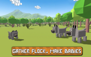 Blocky Wolf Simulator screenshot 0