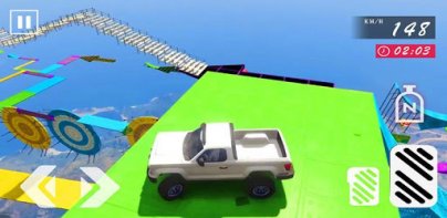 Mega Ramp Pickup Truck Simulator Impossible Stunts