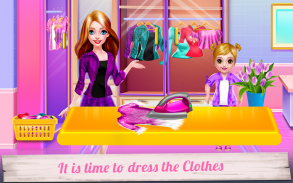 Mommy and Little Baby Laundry Day screenshot 1