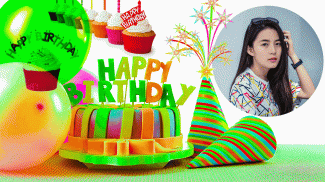 Birthday Photo Frame Editor screenshot 1