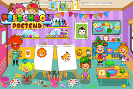 Pretend Preschool - Kids School Learning Games screenshot 3