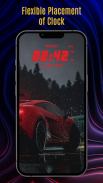 Super Digital Clock Wallpaper screenshot 7