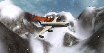 Flight Simulator Snow Plane 3D screenshot 1