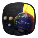 Solar System 3D Free LWP Icon