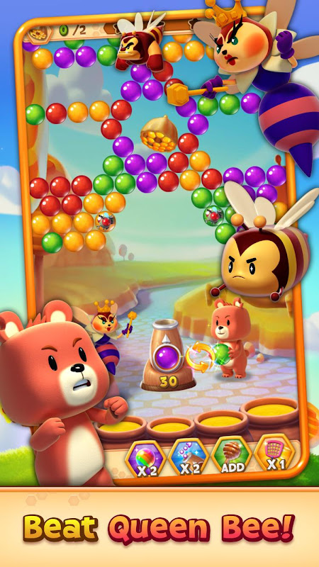 Bee deals bubble shooter