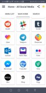 All social media apps in one app - Social Networks screenshot 3