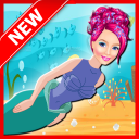 Mermaid Shark Attack : Girl Game Icon