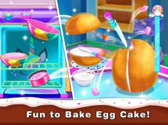 Hatch Egg Cake Maker - Sweet Bakery Food Games screenshot 1