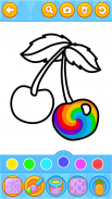 Juego de frutas para colorear para niños screenshot 4
