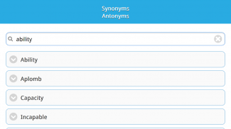 English Synonym Antonym Dictionary Free App screenshot 5