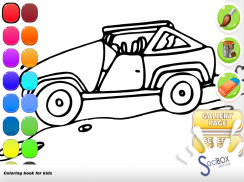 coche para colorear screenshot 10