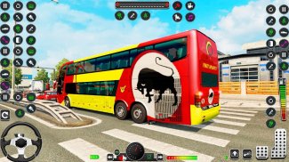 Real City Coach Bus Games 3D screenshot 2