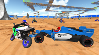Motorcycle Escape Simulator; Fórmula Coche-Policía screenshot 2