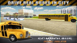 3D schoolbus ขับรถจำลอง screenshot 7