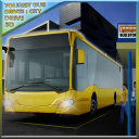 Touristenbusfahrer: Stadtfahrt 3d Icon