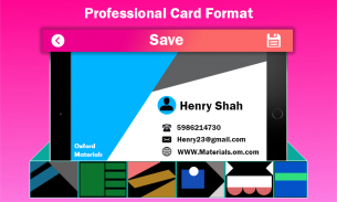 Business Card Maker : Visiting Card Maker screenshot 3