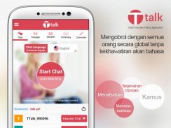 Ttalk - Terjemahan Obrolan screenshot 0