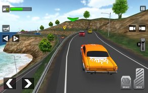 محاكي قيادة سيارات تاكسي المدن screenshot 1