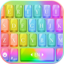 Keyboard-Glass Rainbow Colorfu Icon