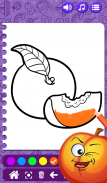 Fruits Coloring game and Drawing Book for kids screenshot 4
